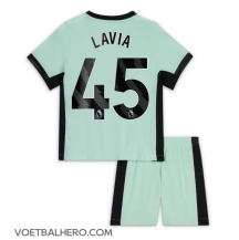 Chelsea Romeo Lavia #45 Derde tenue Kids 2023-24 Korte Mouwen (+ broek)