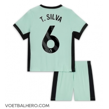Chelsea Thiago Silva #6 Derde tenue Kids 2023-24 Korte Mouwen (+ broek)