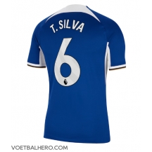 Chelsea Thiago Silva #6 Thuis tenue 2023-24 Korte Mouwen