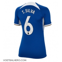 Chelsea Thiago Silva #6 Thuis tenue Dames 2023-24 Korte Mouwen