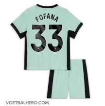 Chelsea Wesley Fofana #33 Derde tenue Kids 2023-24 Korte Mouwen (+ broek)