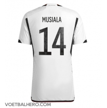Duitsland Jamal Musiala #14 Thuis tenue WK 2022 Korte Mouwen