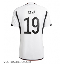 Duitsland Leroy Sane #19 Thuis tenue WK 2022 Korte Mouwen