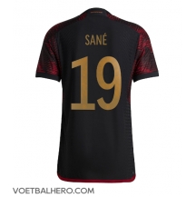 Duitsland Leroy Sane #19 Uit tenue WK 2022 Korte Mouwen