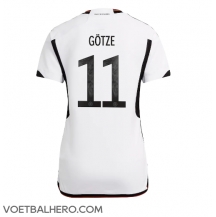 Duitsland Mario Gotze #11 Thuis tenue Dames WK 2022 Korte Mouwen