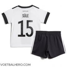 Duitsland Niklas Sule #15 Thuis tenue Kids WK 2022 Korte Mouwen (+ broek)