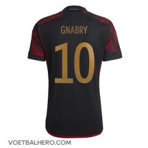 Duitsland Serge Gnabry #10 Uit tenue WK 2022 Korte Mouwen
