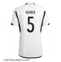 Duitsland Thilo Kehrer #5 Thuis tenue WK 2022 Korte Mouwen
