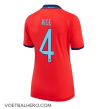 Engeland Declan Rice #4 Uit tenue Dames WK 2022 Korte Mouwen