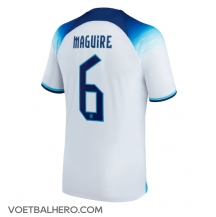 Engeland Harry Maguire #6 Thuis tenue WK 2022 Korte Mouwen
