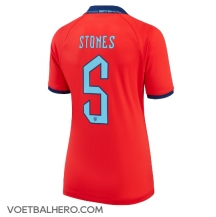 Engeland John Stones #5 Uit tenue Dames WK 2022 Korte Mouwen