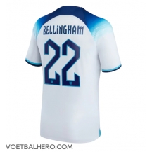 Engeland Jude Bellingham #22 Thuis tenue WK 2022 Korte Mouwen