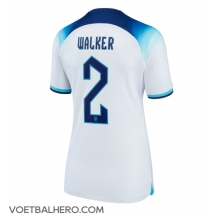 Engeland Kyle Walker #2 Thuis tenue Dames WK 2022 Korte Mouwen