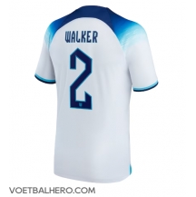 Engeland Kyle Walker #2 Thuis tenue WK 2022 Korte Mouwen