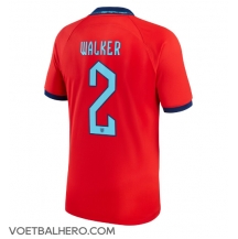 Engeland Kyle Walker #2 Uit tenue WK 2022 Korte Mouwen