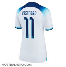Engeland Marcus Rashford #11 Thuis tenue Dames WK 2022 Korte Mouwen