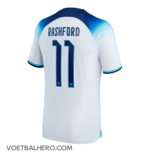 Engeland Marcus Rashford #11 Thuis tenue WK 2022 Korte Mouwen