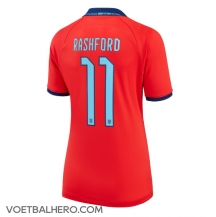 Engeland Marcus Rashford #11 Uit tenue Dames WK 2022 Korte Mouwen