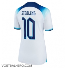 Engeland Raheem Sterling #10 Thuis tenue Dames WK 2022 Korte Mouwen