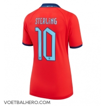 Engeland Raheem Sterling #10 Uit tenue Dames WK 2022 Korte Mouwen