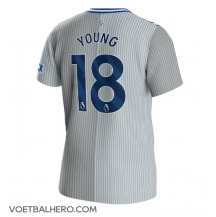 Everton Ashley Young #18 Derde tenue 2023-24 Korte Mouwen