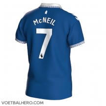 Everton Dwight McNeil #7 Thuis tenue 2023-24 Korte Mouwen