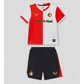 Feyenoord Thuis tenue Kids 2025-26 Korte Mouwen (+ broek)