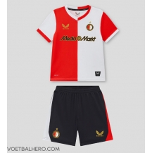 Feyenoord Thuis tenue Kids 2025-26 Korte Mouwen (+ broek)