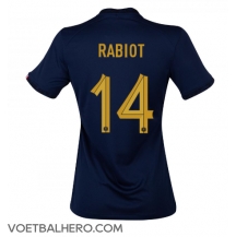 Frankrijk Adrien Rabiot #14 Thuis tenue Dames WK 2022 Korte Mouwen