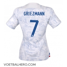 Frankrijk Antoine Griezmann #7 Uit tenue Dames WK 2022 Korte Mouwen