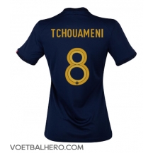 Frankrijk Aurelien Tchouameni #8 Thuis tenue Dames WK 2022 Korte Mouwen