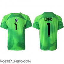 Frankrijk Hugo Lloris #1 Keeper Uit tenue WK 2022 Korte Mouwen