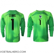 Frankrijk Hugo Lloris #1 Keeper Uit tenue WK 2022 Lange Mouwen