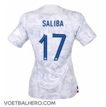 Frankrijk William Saliba #17 Uit tenue Dames WK 2022 Korte Mouwen