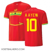 Ghana Andre Ayew #10 Uit tenue WK 2022 Korte Mouwen
