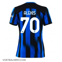 Inter Milan Alexis Sanchez #70 Thuis tenue Dames 2023-24 Korte Mouwen