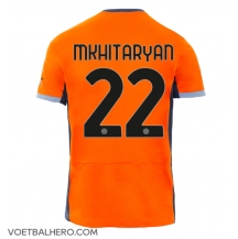 Inter Milan Henrikh Mkhitaryan #22 Derde tenue 2023-24 Korte Mouwen