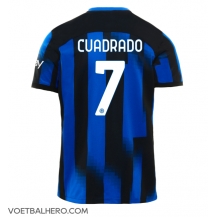Inter Milan Juan Cuadrado #7 Thuis tenue 2023-24 Korte Mouwen