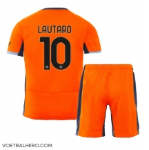 Inter Milan Lautaro Martinez #10 Derde tenue Kids 2023-24 Korte Mouwen (+ broek)