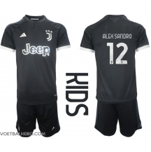 Juventus Alex Sandro #12 Derde tenue Kids 2023-24 Korte Mouwen (+ broek)