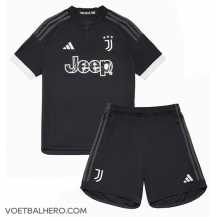 Juventus Derde tenue Kids 2023-24 Korte Mouwen (+ broek)
