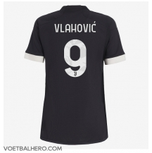 Juventus Dusan Vlahovic #9 Derde tenue Dames 2023-24 Korte Mouwen