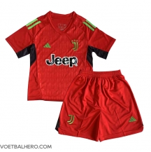 Juventus Keeper Derde tenue Kids 2023-24 Korte Mouwen (+ broek)