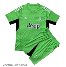 Juventus Keeper Uit tenue Kids 2023-24 Korte Mouwen (+ broek)