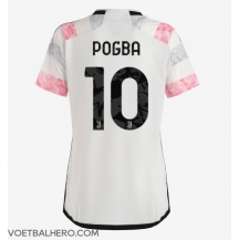 Juventus Paul Pogba #10 Uit tenue Dames 2023-24 Korte Mouwen