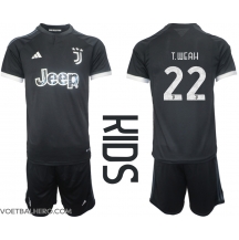 Juventus Timothy Weah #22 Derde tenue Kids 2023-24 Korte Mouwen (+ broek)
