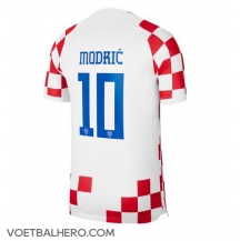 Kroatië Luka Modric #10 Thuis tenue WK 2022 Korte Mouwen