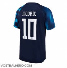Kroatië Luka Modric #10 Uit tenue WK 2022 Korte Mouwen