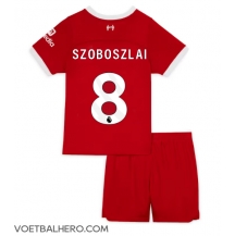 Liverpool Szoboszlai Dominik #8 Thuis tenue Kids 2023-24 Korte Mouwen (+ broek)