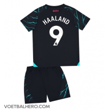 Manchester City Erling Haaland #9 Derde tenue Kids 2023-24 Korte Mouwen (+ broek)